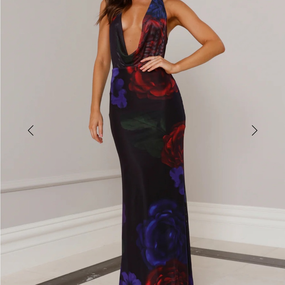 Hello Molly Elegant Floral Maxi Dress